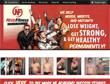 Tablet Screenshot of nerdfitness.com